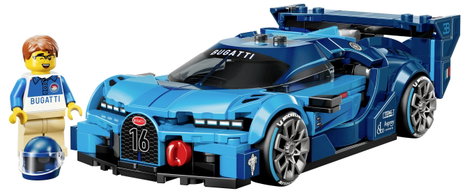 LEGO® SPEED CHAMPIONS 77253 Bugatti Vision Gran Turismo hipersportautó (77253) 2. kép
