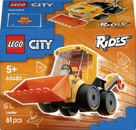 LEGO® CITY 60483 Klassz versenyzők – Kerekes homlokrakodó (60483)  Építőkészlet