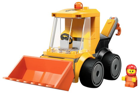 LEGO® CITY 60483 Klassz versenyzők – Kerekes homlokrakodó (60483) Építőkészlet 2. kép