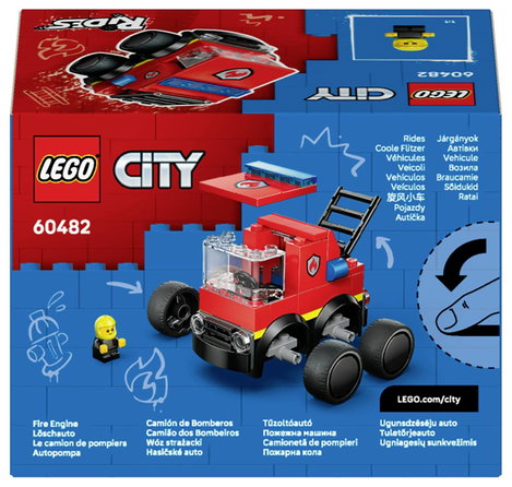 LEGO® CITY 60482 Klassz versenyzők – Tűzoltóautó (60482) Építőkészlet 8. kép