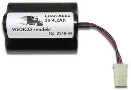 WEDICO-models Akkucsomag, LiIon 11.1 V 4200 mAh AMP