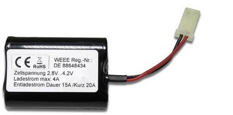 WEDICO-models Akkucsomag, LiIon 11.1 V 4200 mAh AMP 2. kép