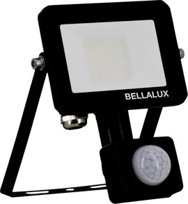 BELLALUX 4099854493836 LED-es kültéri fényszóró mozgásérzékelővel 10 W Fényszín (fényforrás): Hidegf