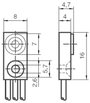 Induktív közelítés érzékelő, kapcsolási távolság: 1,5 mm, Pepperl & Fuchs NBB1,5-F79-E2 2. bélyegkép