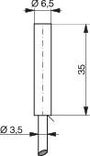 Induktív közelítés kapcsoló (-érzékelő) Ø 6,5 mm, kapcsolási távolság: 1,5 mm, Contrinex DW-AD-603-0 2. bélyegkép
