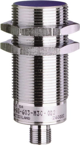 Induktív közelítés kapcsoló (-érzékelő) M30, kapcsolási távolság: 10 mm, Contrinex DW-AS-603-M30-002