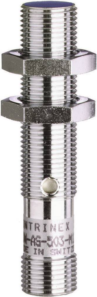 Induktív közelítés kapcsoló (-érzékelő) M12, kapcsolási távolság: 6 mm, Contrinex DW-AS-503-M12
