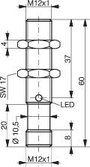 Induktív közelítés kapcsoló (-érzékelő) M12, kapcsolási távolság: 6 mm, Contrinex DW-AS-503-M12 2. bélyegkép