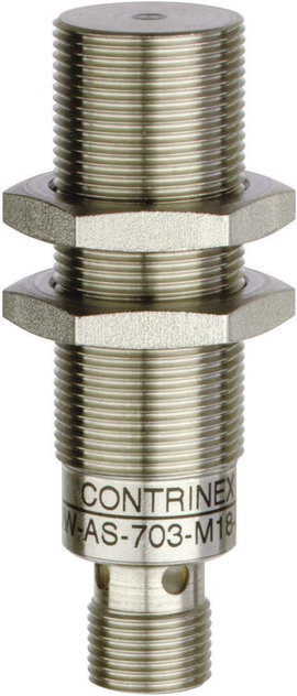Induktív közelítéskapcsoló, kapcsolási távolság: 10 mm, Contrinex DW-AS-703-M18-002
