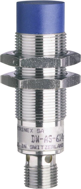 Induktív közelítés kapcsoló (-érzékelő) M18, kapcsolási távolság: 8 mm, Contrinex DW-AS-614-M18-002
