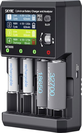 SKYRC MC5000 Töltőkészülék Lítiumion, Li-ion HV, LiFe, NiMH, NiCd, eneloop, NiZn, RAM, LTO, Na-ion C