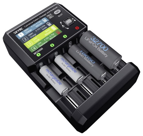 SKYRC MC5000 Töltőkészülék Lítiumion, Li-ion HV, LiFe, NiMH, NiCd, eneloop, NiZn, RAM, LTO, Na-ion C 3. kép