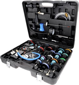 KS Tools 150.2300 MASTER hűtőrendszer diagnosztikai szervizkészlet, 40 darabos