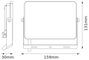 BELLALUX 4099854493386 LED-es fényszóró 30 W Fényszín (fényforrás): Hidegfehér 2. bélyegkép