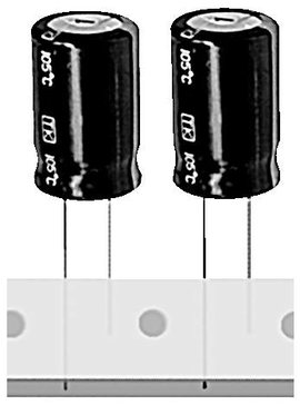Jamicon Elektrolit kondenzátor Radiális kivezetéssel 35 V/DC 20 % (Ø x Ma) 8 mm x 11.0 mm 1 db