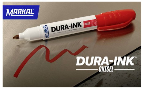 Markal DURA-INK CHISEL 96529 Permanent marker Fekete Vízálló: Igen 2. kép