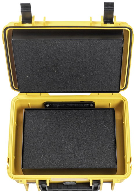 B & W International Akku hordtáska BATTERY.CASE 908.08 (Sz x Ma x Mé) 270 x 215 x 105 mm Sárga/feket 2. kép