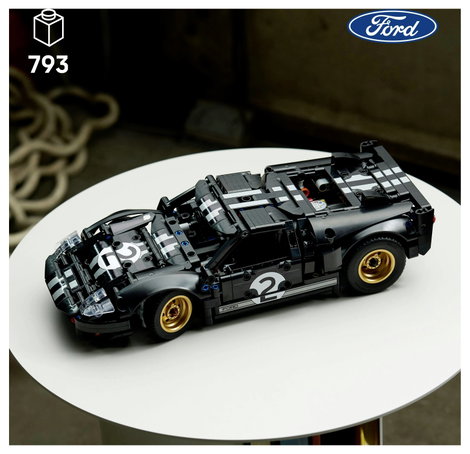 LEGO® TECHNIC 42223 1966-os Ford GT40 MKII versenyautó (42223) 6. kép