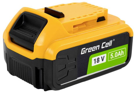 Green Cell GC-PTDW18V5 DCB184 Szerszám akku 18 V 5.0 Ah Lítiumion