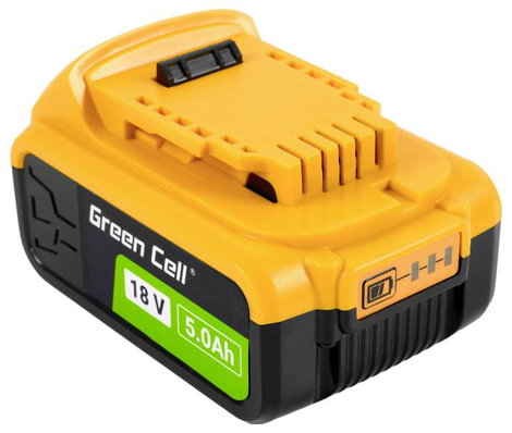 Green Cell GC-PTDW18V5 DCB184 Szerszám akku 18 V 5.0 Ah Lítiumion 5. kép