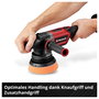 Einhell Professional CP-EP 18/125 Li BL-Solo 2093330 Akkus excentrikus polírozógép 500 - 3800 fordul 8. bélyegkép