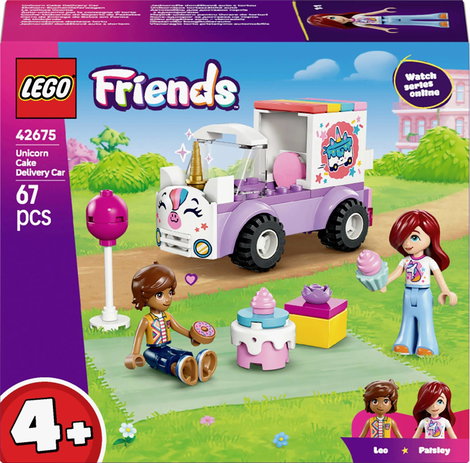 LEGO® FRIENDS 42675 Unikornis tortaszállító teherautó (42675) Játékautó