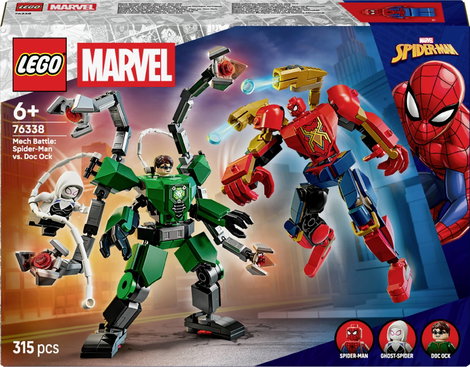 LEGO® MARVEL SUPER HEROES 76338 Mech párbaj: Pókember vs. Doc Ock (76338)