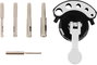 FRITZFURT 1191-3140 Gyémántfúró készlet 6 részes 5 mm, 6 mm, 8 mm, 10 mm, 12 mm Teljes hossz 215 mm bélyegkép