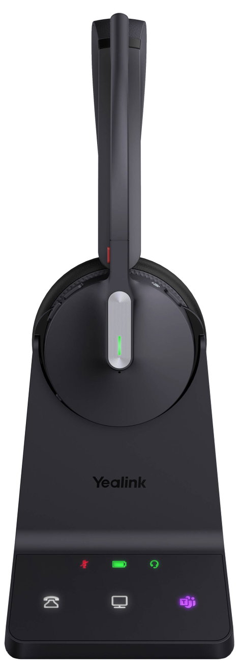 Yealink Yealink Headset WH64 Dual Teams On Ear headset Fekete 2. kép