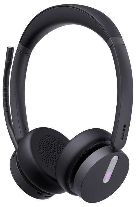 Yealink Yealink Headset WH64 Dual Teams On Ear headset Fekete 5. kép