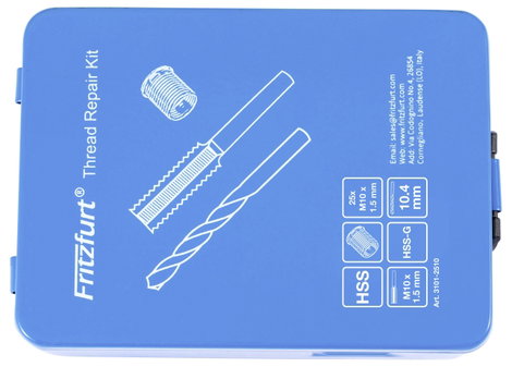FRITZFURT 3701-2510 Menetjavító készlet 25 részes M10 x 1.5 10. kép