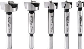 FRITZFURT 2800-3205 Forstner fúró készlet 6 részes 15 mm, 20 mm, 25 mm, 30 mm, 35 mm Teljes hossz 20
