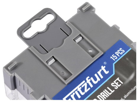 FRITZFURT 3701-6015 Gépi menetfúró készlet 15 részes 2.5 mm, 3.3 mm, 4.2 mm, 5 mm, 6.7 mm, 8.5 mm, 1 5. kép