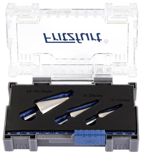 FRITZFURT 3151-1105 HSS-G Fúró készlet 3 részes 14 mm, 20 mm, 30.5 mm Teljes hossz 185 mm Korrózióál 3. kép