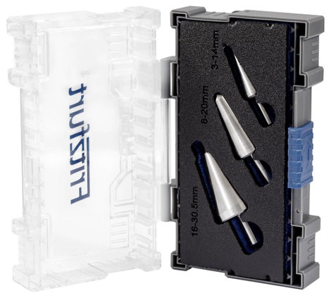 FRITZFURT 3151-1105 HSS-G Fúró készlet 3 részes 14 mm, 20 mm, 30.5 mm Teljes hossz 185 mm Korrózióál 8. kép