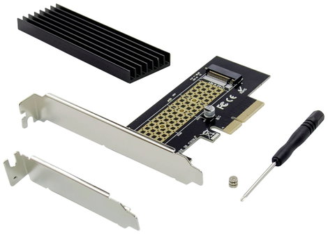 Conceptronic EMRICK M.2-NVMe-SSD-PCIe-Adapter PCI Express kártya PCIe 3. kép