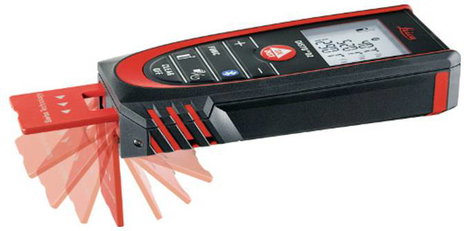Lézeres távolságmérő, bluetooth funkcióval max. 100 m, Leica Geosystems Disto D2 3. kép