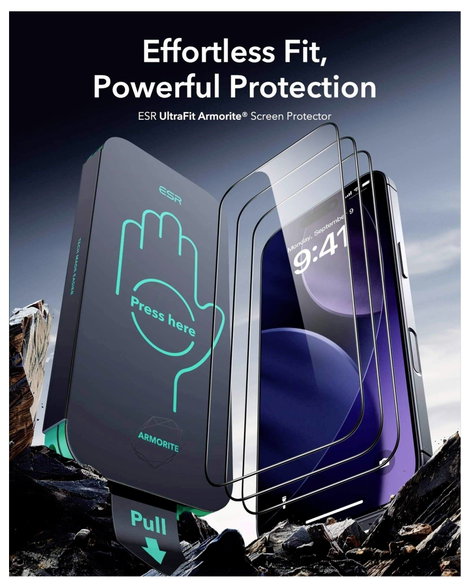 ESR Kijelzővédő fólia Apple 1 db 1D88800201 5. kép