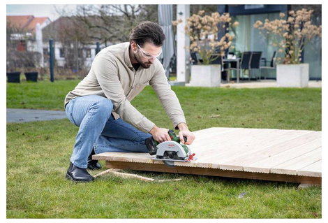 Bosch Home and Garden EasyCirc 18V-48 Akkus kézi körfűrész Vágási mélység max. (90°) 90 mm 18 V 5. kép