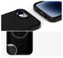 4Smarts Silikon Case Cupertino Cover Apple iPhone 16e Fekete MagSafe kompatibilis 541362 4. bélyegkép