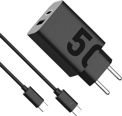 Motorola neu USB-s töltőkészülék 50 W 1x USB-A, 1x USB-C® Power Delivery, QC 3.0 Fekete