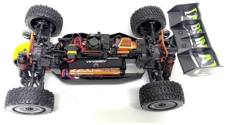 Absima 1:12 EP Buggy Neon Furry 4WD BL RTR Lila Brushless 1:12 RC modellautó Elektro Buggy 4WD RtR 2 4. kép
