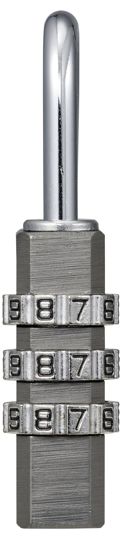 Sygonix SY-6932310 Függő lakat 30 mm 3-Digit Titánszürke Számkódos zár 2. kép