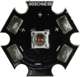 High-Power UV LED csillag alakú panelhoz 405 nm, 1 chip, Star-UV405-05-00-00