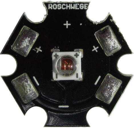 High-Power Infra LED csillag alakú panelon, 850 nm, 5000 mW, Star-IR850-05-00-00