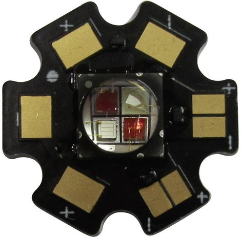 High-Power Infra LED csillag alakú panelhoz 850 nm, Star-IR850-10-00-00