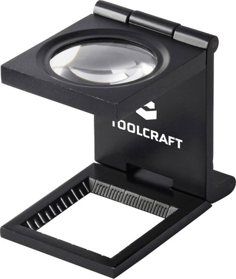 TOOLCRAFT TO-10182525 Szálszámláló Nagyítási tényező: 6 x Lencseméret: (Ø) 28 mm