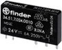 Keskeny dugasz-/nyák relé 5 V/DC 1 váltó, 6 A 24 V/DC/250 V/AC 1500 VA, Finder 34.51.7.005.0010 bélyegkép