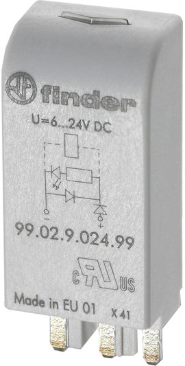 EMV zavarszűrő-/kijelző modul, Finder 99.02.3.000.00