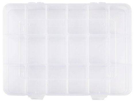 TRU COMPONENTS TC-SG18-012 Rendszerező doboz (H x Sz x Ma) 200 x 160 x 30 mm Rekeszek: 18 Változtath 2. kép